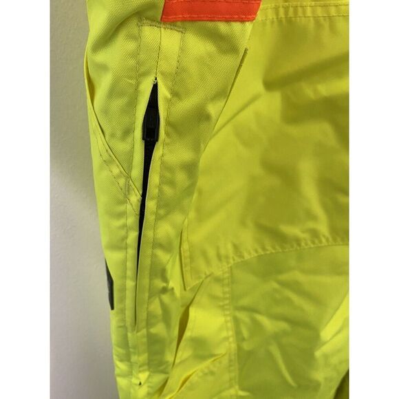 Tough Duck S79821 3X Hi-Vis Safety Insulated Overalls Florescent Yellow - Picture 9 of 16